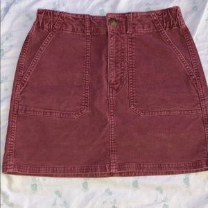 american eagle corduroy skirt